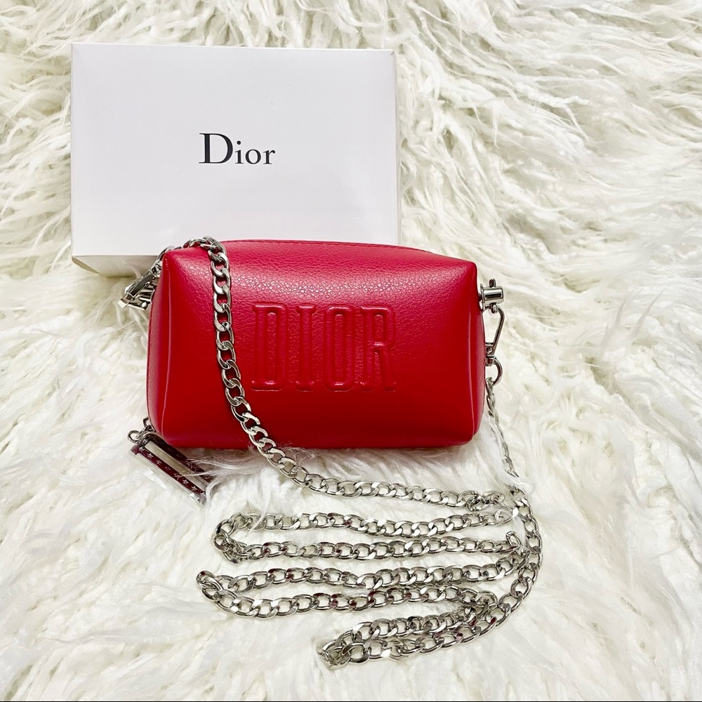 Dior small pouch crossbody bag wallet